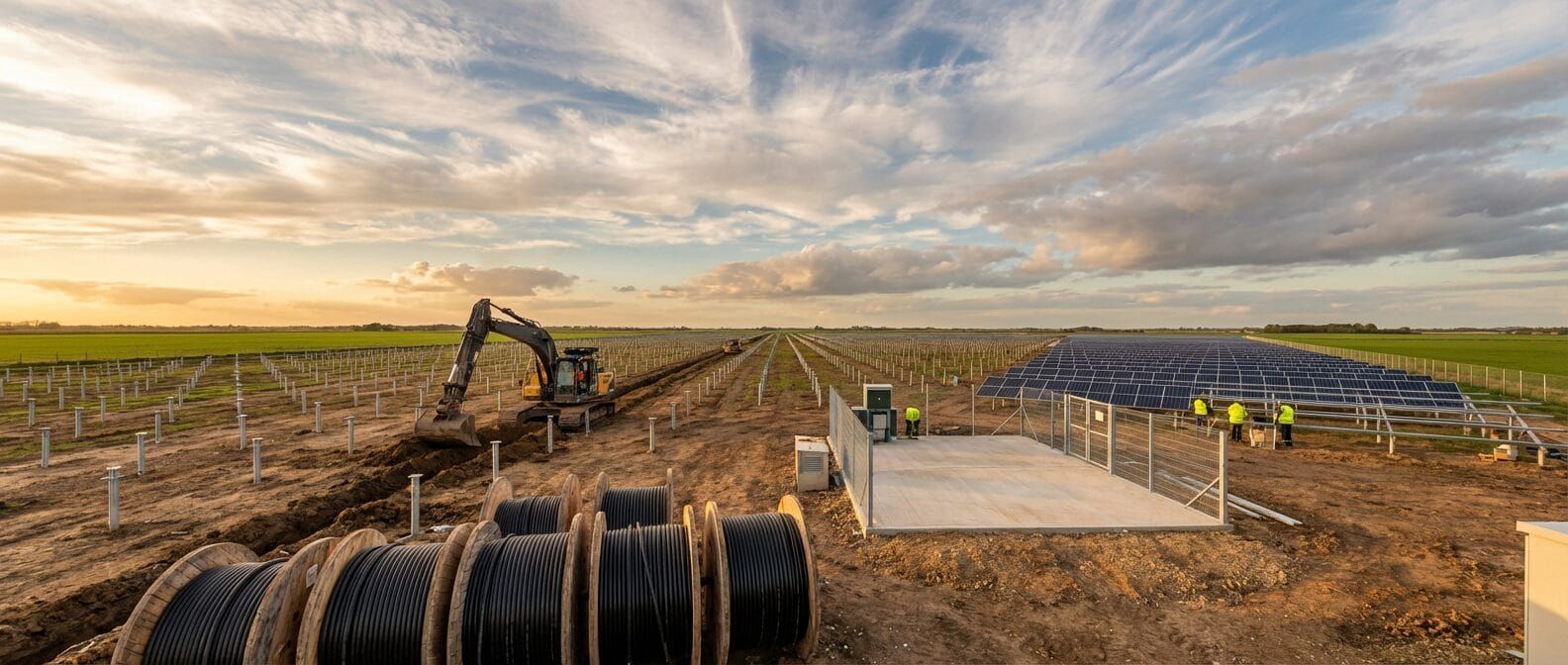 Civil engineering for renewable energy & utility projects