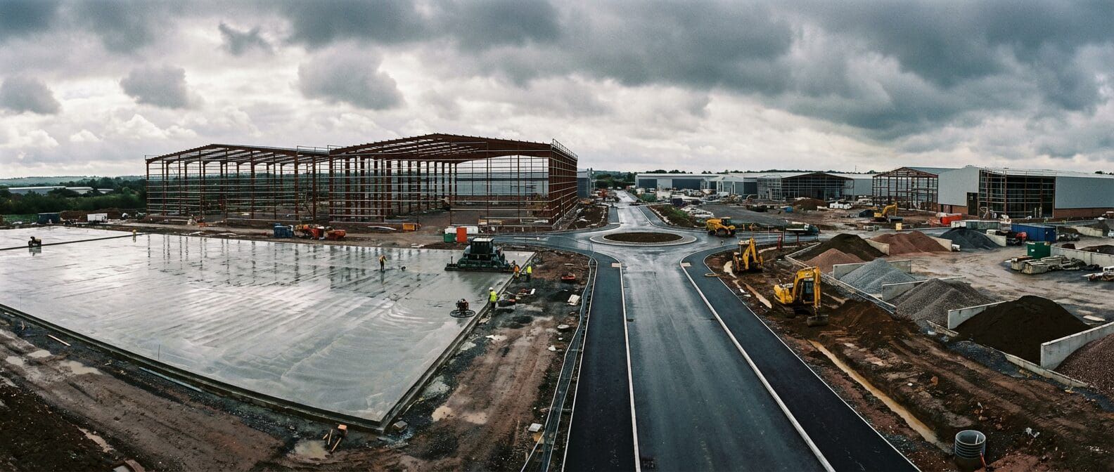 Warehouse & industrial estate groundworks