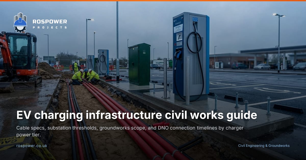 EV charging infrastructure civil works guide - Rospower